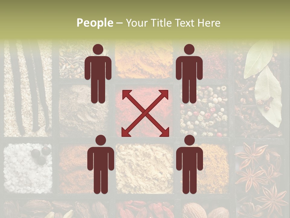 Colorful White Sumac PowerPoint Template