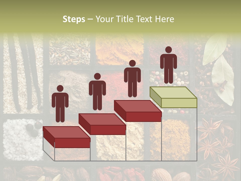 Colorful White Sumac PowerPoint Template