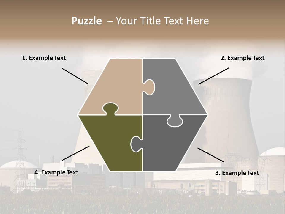 Uranium Electricity Power PowerPoint Template