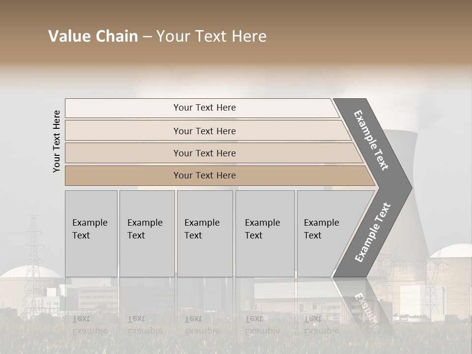 Uranium Electricity Power PowerPoint Template