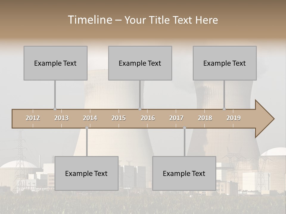 Uranium Electricity Power PowerPoint Template