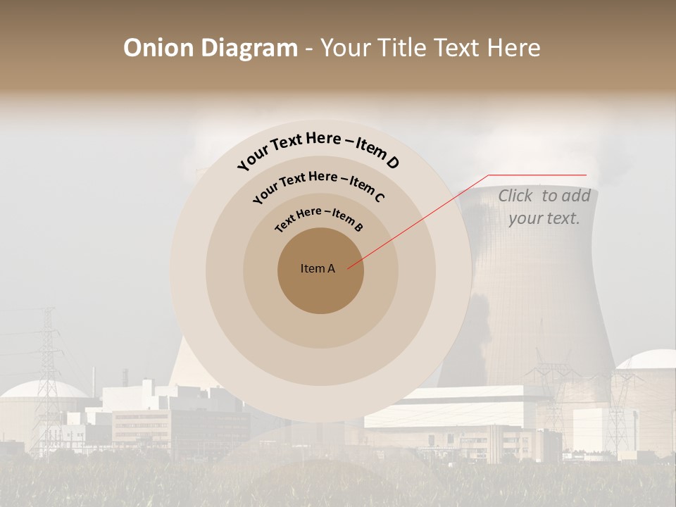 Uranium Electricity Power PowerPoint Template