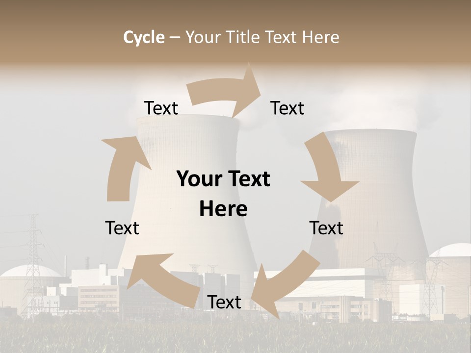 Uranium Electricity Power PowerPoint Template