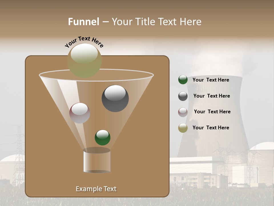 Uranium Electricity Power PowerPoint Template