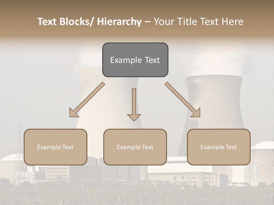Uranium Electricity Power PowerPoint Template