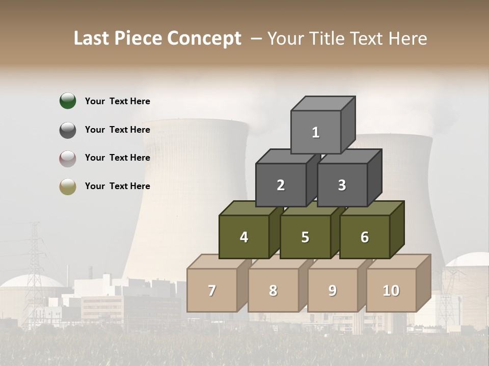 Uranium Electricity Power PowerPoint Template