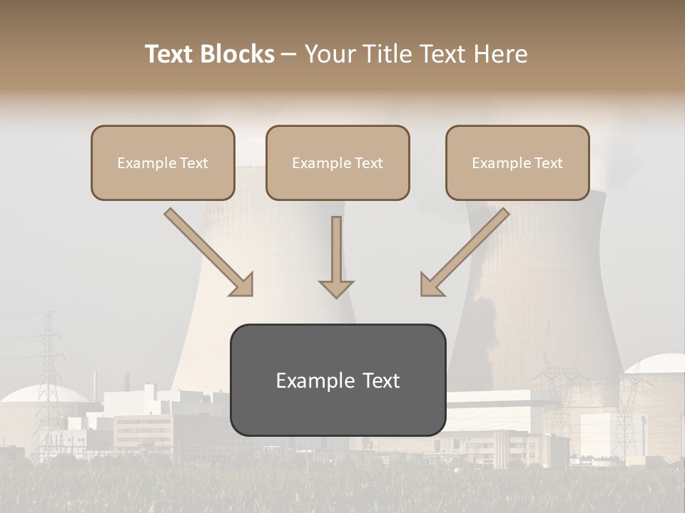 Uranium Electricity Power PowerPoint Template