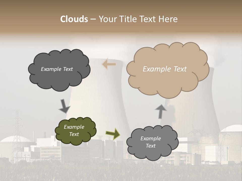 Uranium Electricity Power PowerPoint Template