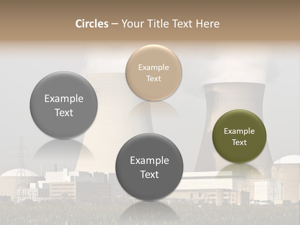 Uranium Electricity Power PowerPoint Template