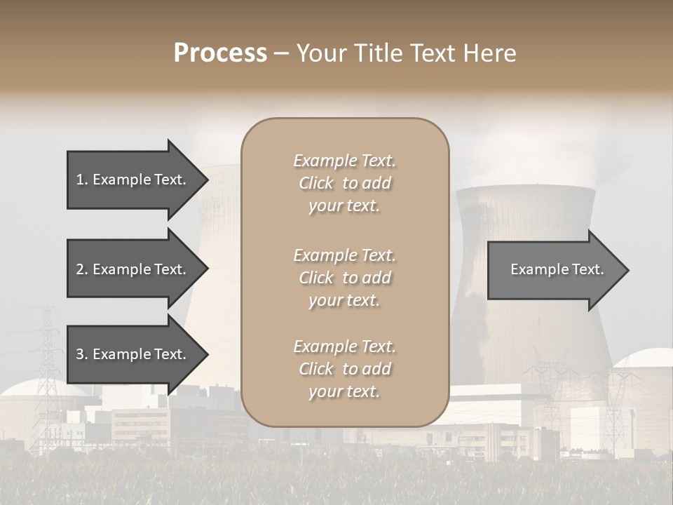 Uranium Electricity Power PowerPoint Template