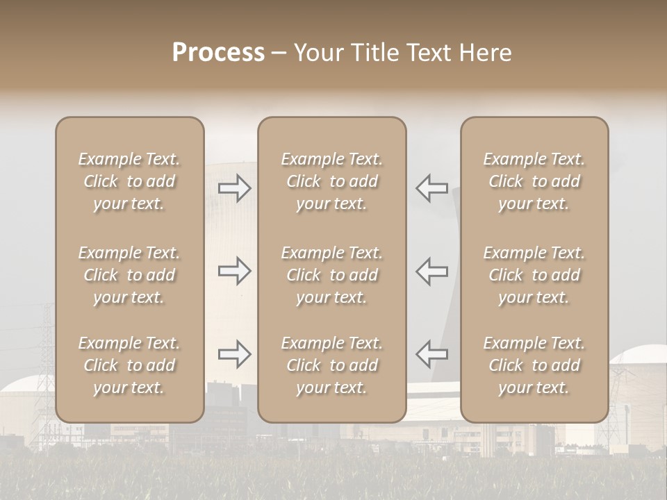 Uranium Electricity Power PowerPoint Template