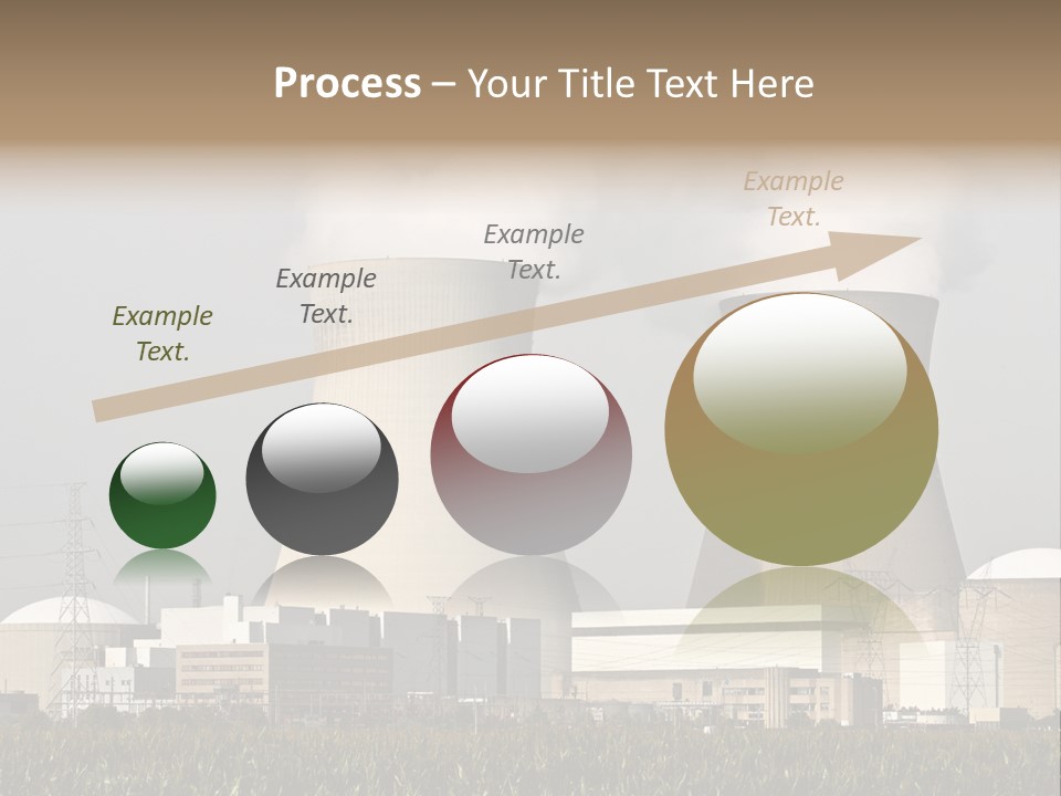 Uranium Electricity Power PowerPoint Template