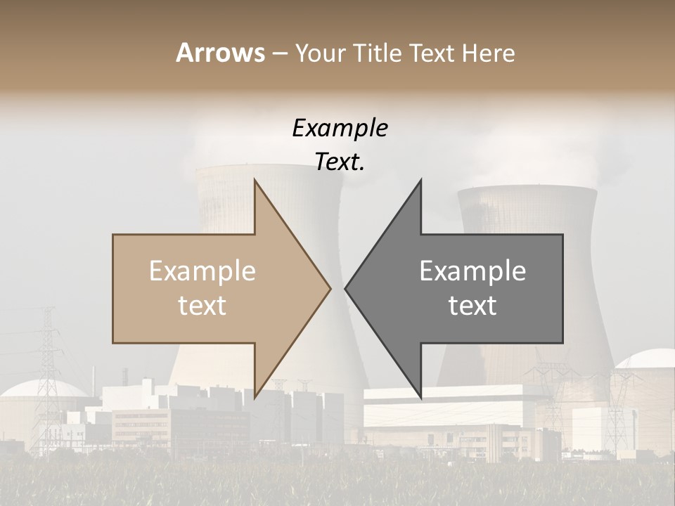 Uranium Electricity Power PowerPoint Template