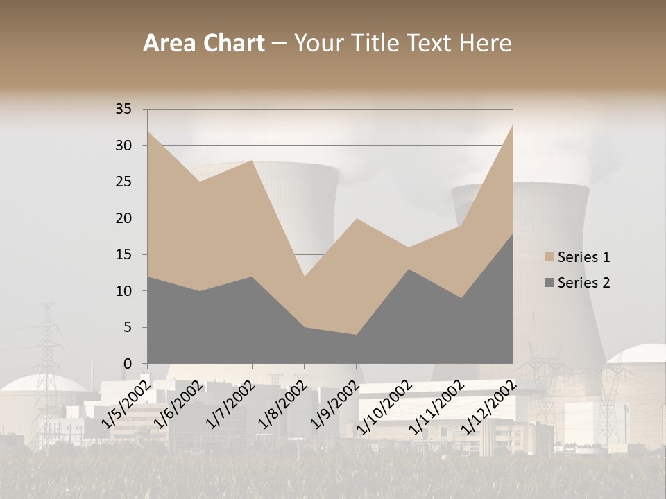Uranium Electricity Power PowerPoint Template