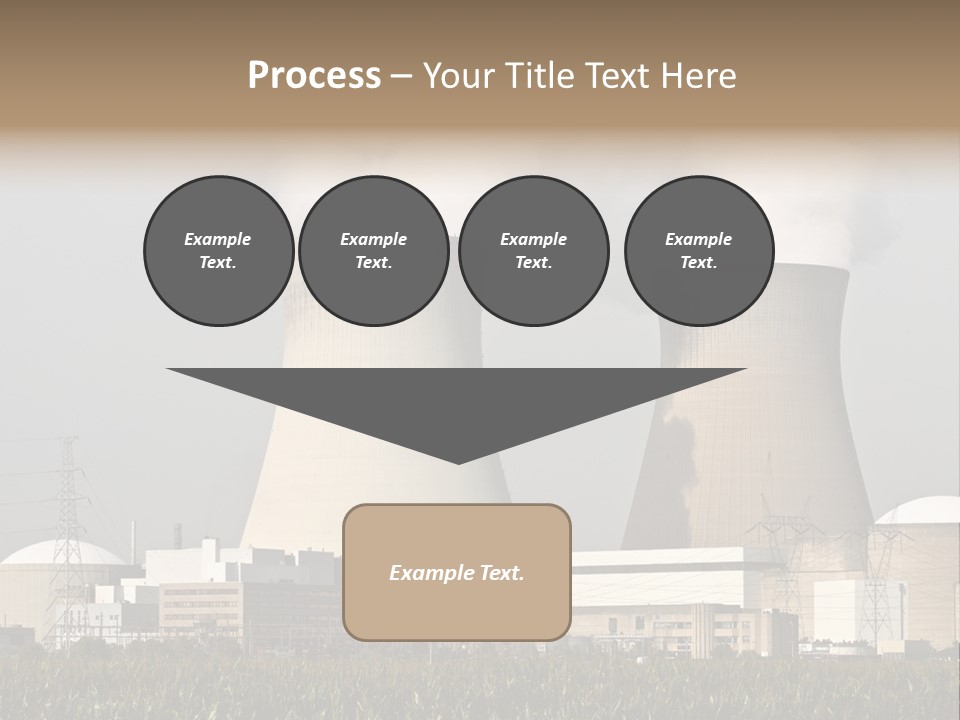 Uranium Electricity Power PowerPoint Template