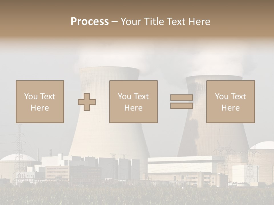 Uranium Electricity Power PowerPoint Template