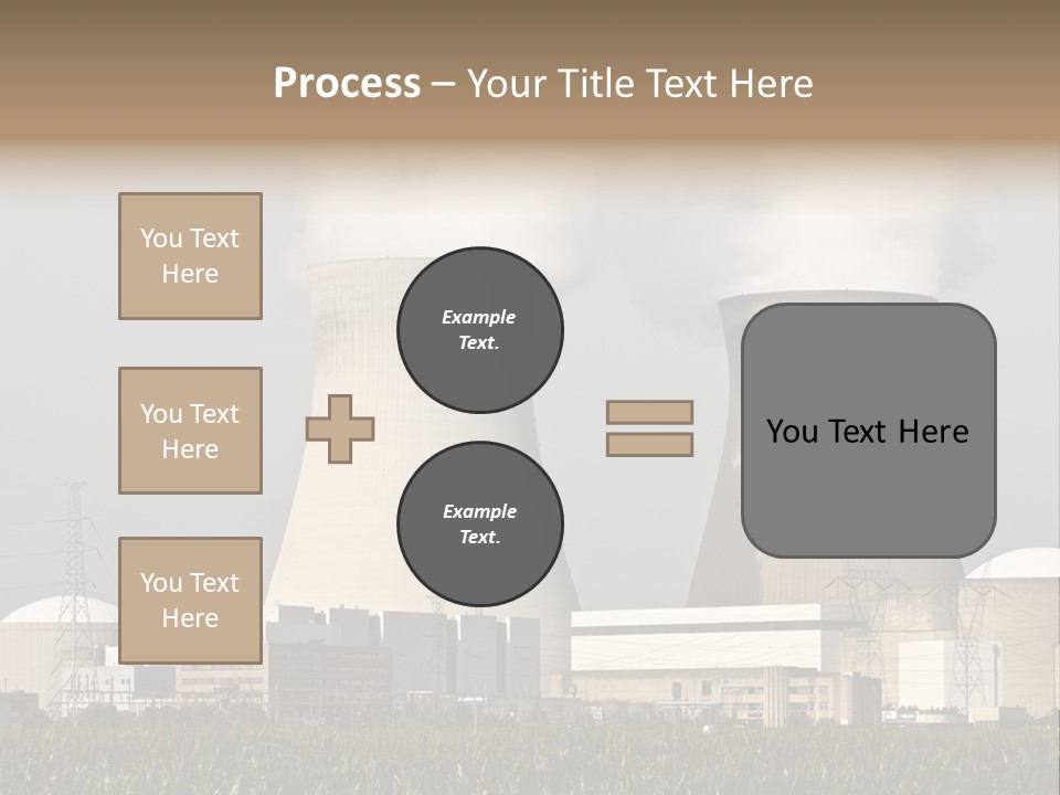 Uranium Electricity Power PowerPoint Template