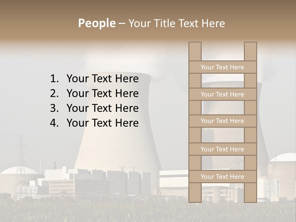 Uranium Electricity Power PowerPoint Template