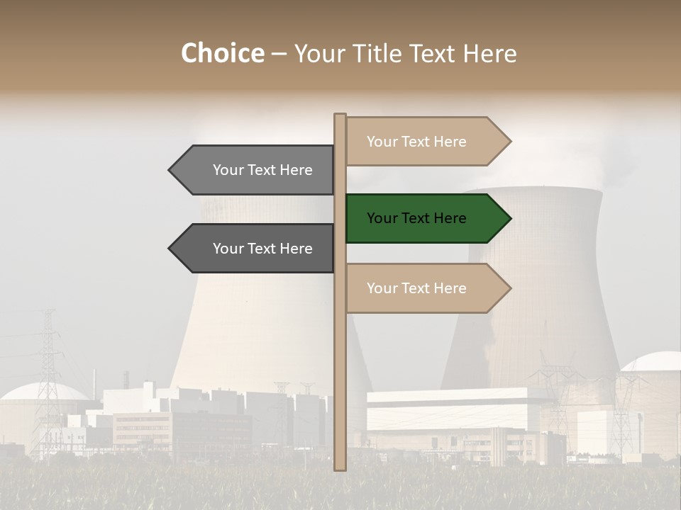 Uranium Electricity Power PowerPoint Template