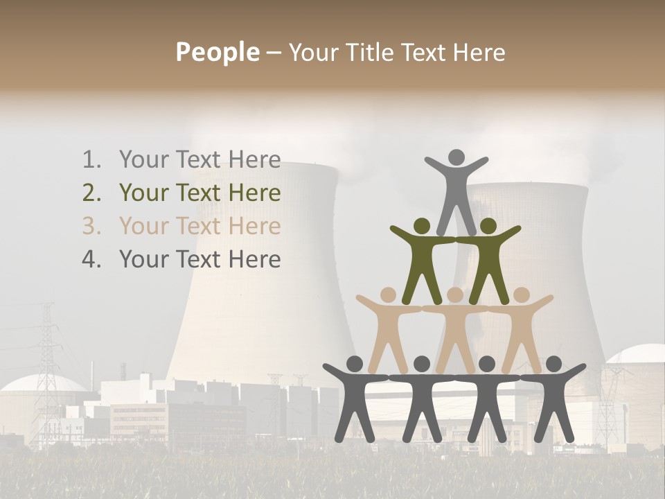 Uranium Electricity Power PowerPoint Template