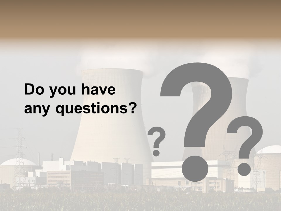 Uranium Electricity Power PowerPoint Template