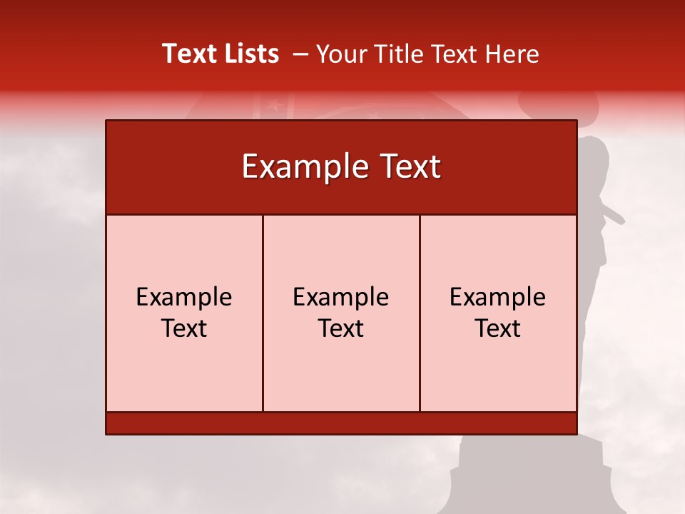 Day Silhouette Confederate Flag PowerPoint Template