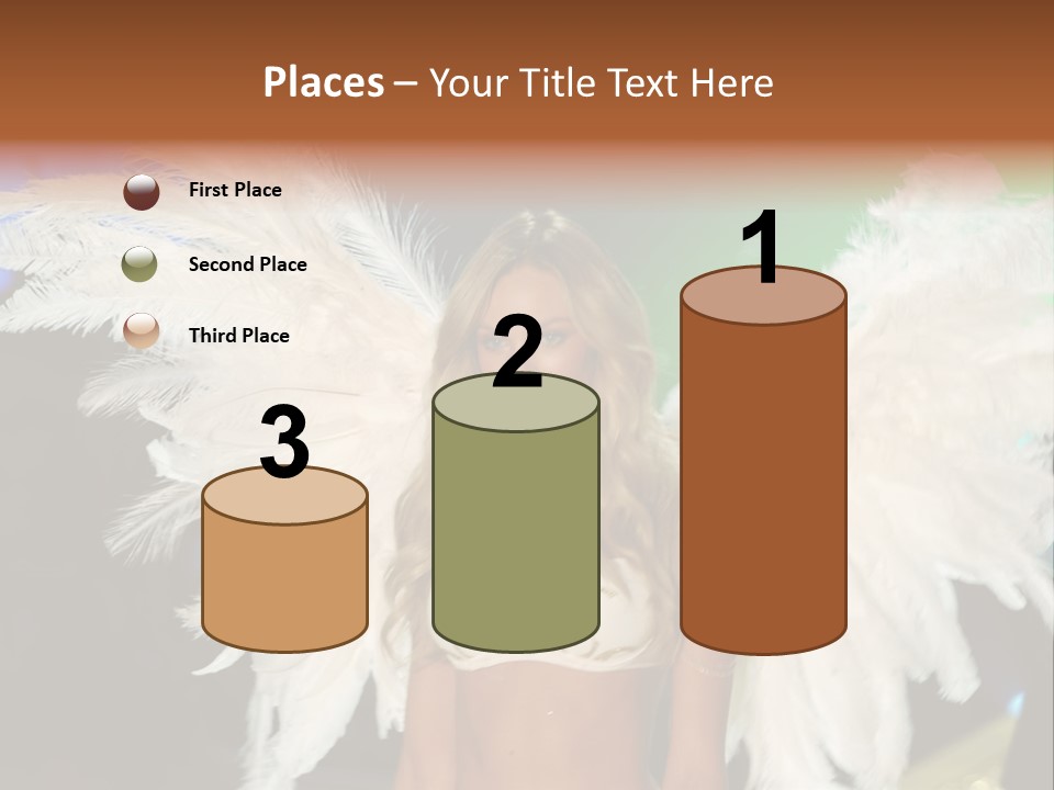 Victoria's Secret Fashion Show Accessories Anja Rubik PowerPoint Template