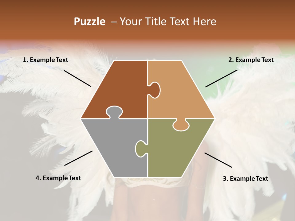 Victoria's Secret Fashion Show Accessories Anja Rubik PowerPoint Template