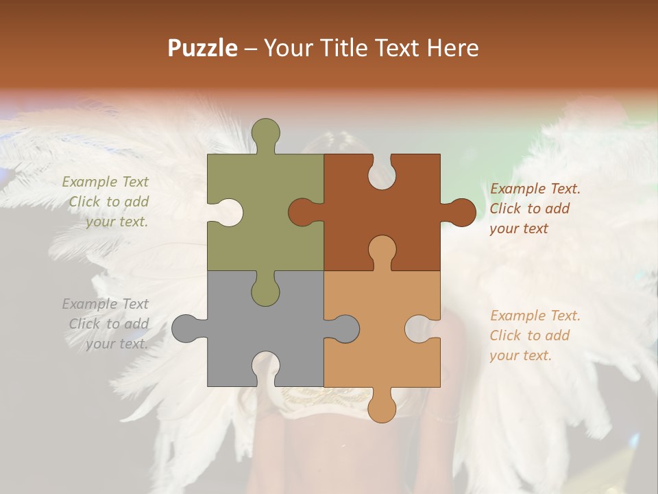 Victoria's Secret Fashion Show Accessories Anja Rubik PowerPoint Template