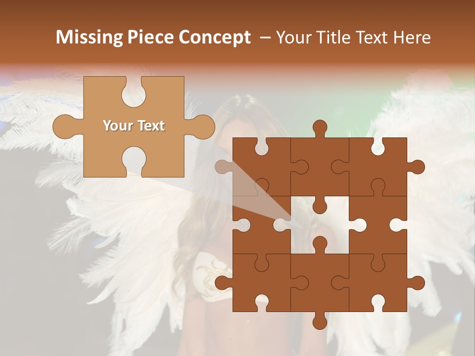 Victoria's Secret Fashion Show Accessories Anja Rubik PowerPoint Template