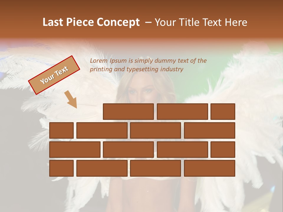 Victoria's Secret Fashion Show Accessories Anja Rubik PowerPoint Template