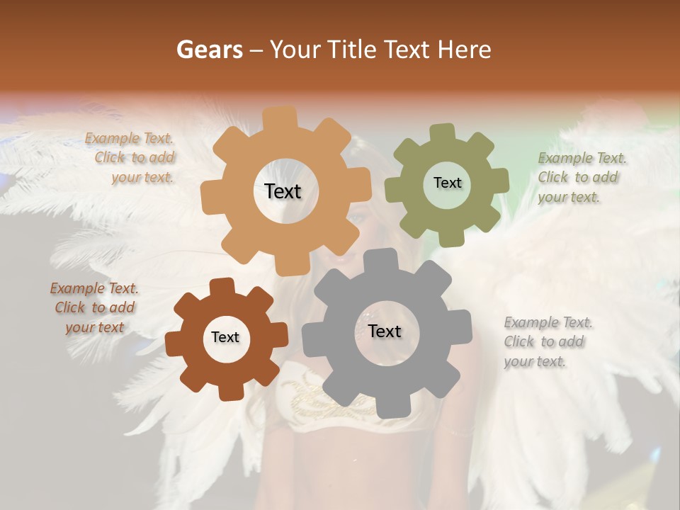 Victoria's Secret Fashion Show Accessories Anja Rubik PowerPoint Template