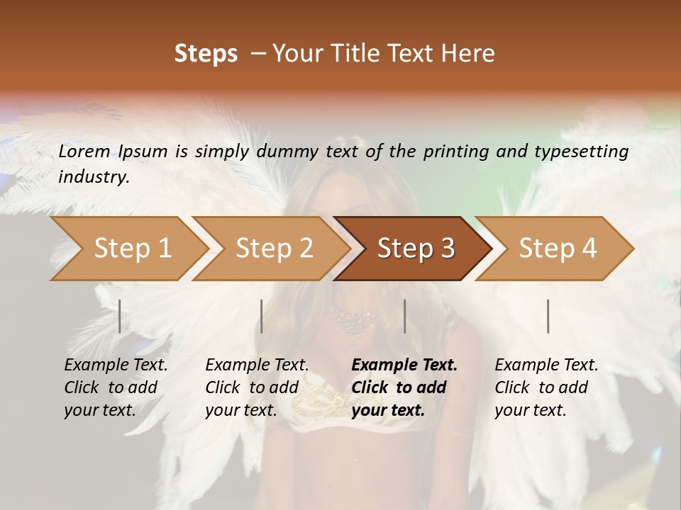 Victoria's Secret Fashion Show Accessories Anja Rubik PowerPoint Template