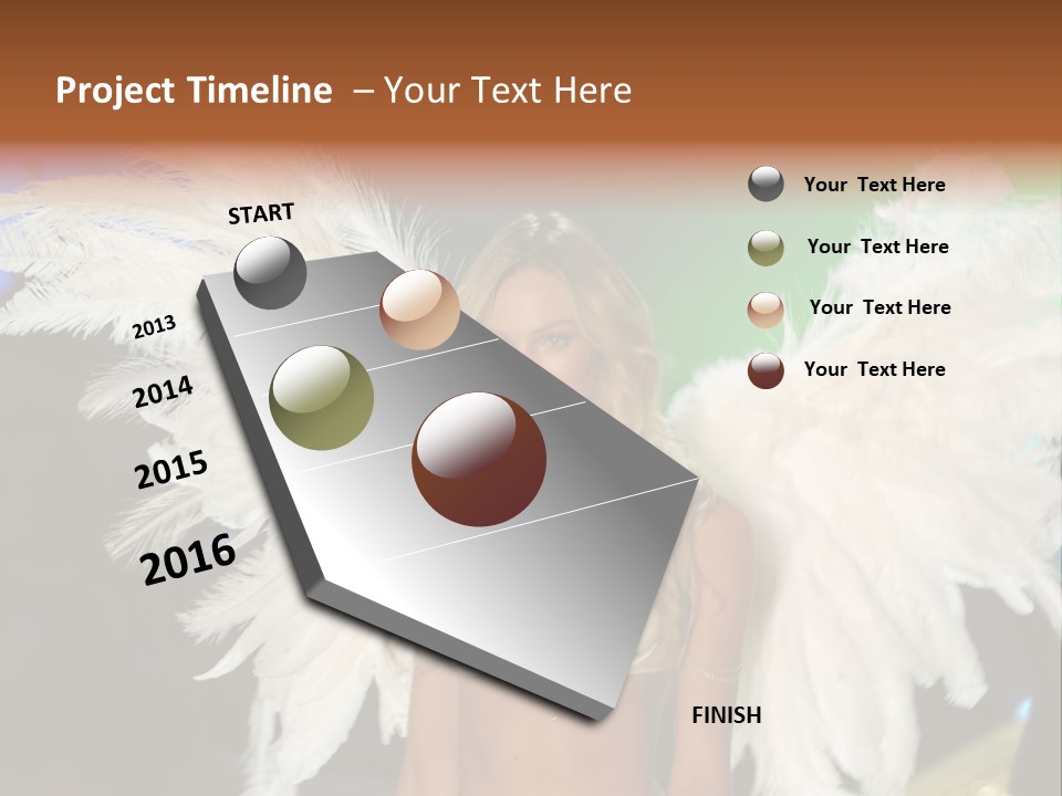 Victoria's Secret Fashion Show Accessories Anja Rubik PowerPoint Template