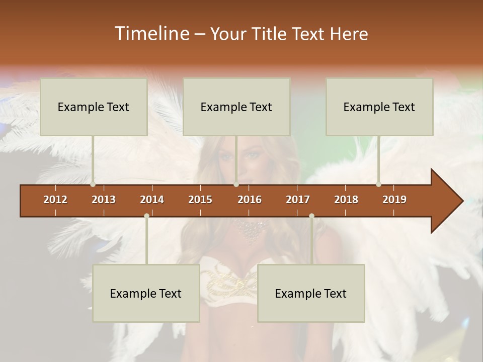 Victoria's Secret Fashion Show Accessories Anja Rubik PowerPoint Template