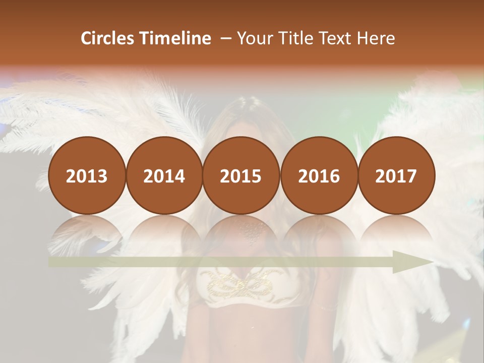 Victoria's Secret Fashion Show Accessories Anja Rubik PowerPoint Template