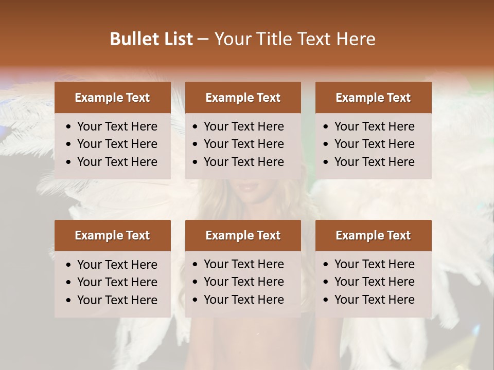 Victoria's Secret Fashion Show Accessories Anja Rubik PowerPoint Template