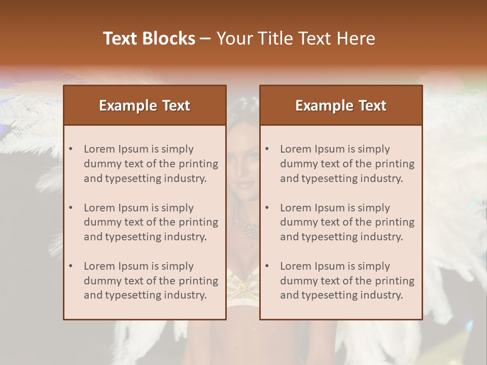 Victoria's Secret Fashion Show Accessories Anja Rubik PowerPoint Template