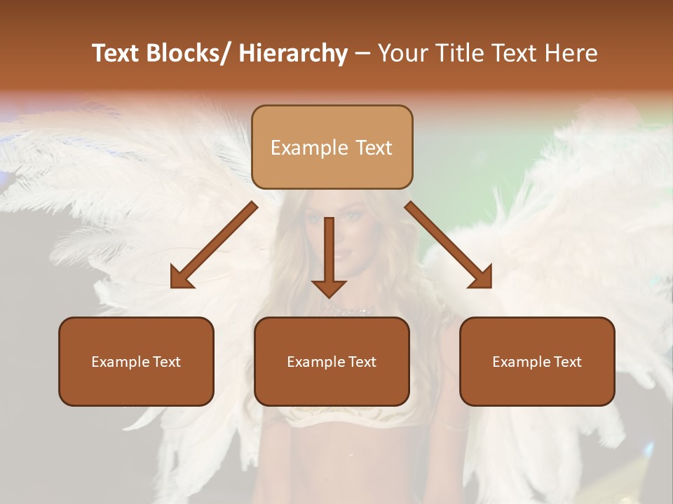 Victoria's Secret Fashion Show Accessories Anja Rubik PowerPoint Template