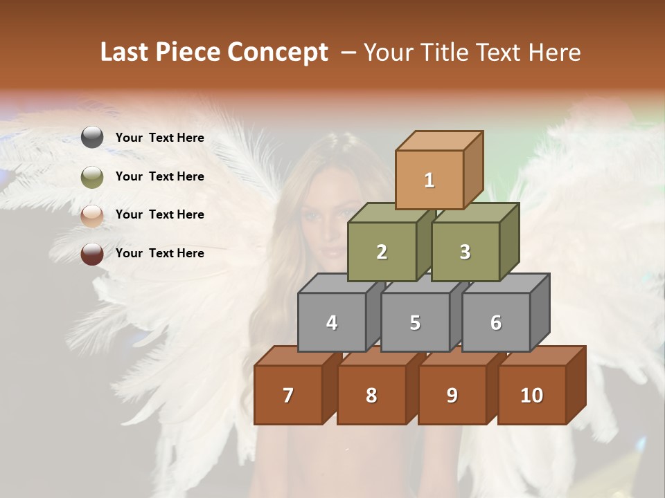 Victoria's Secret Fashion Show Accessories Anja Rubik PowerPoint Template