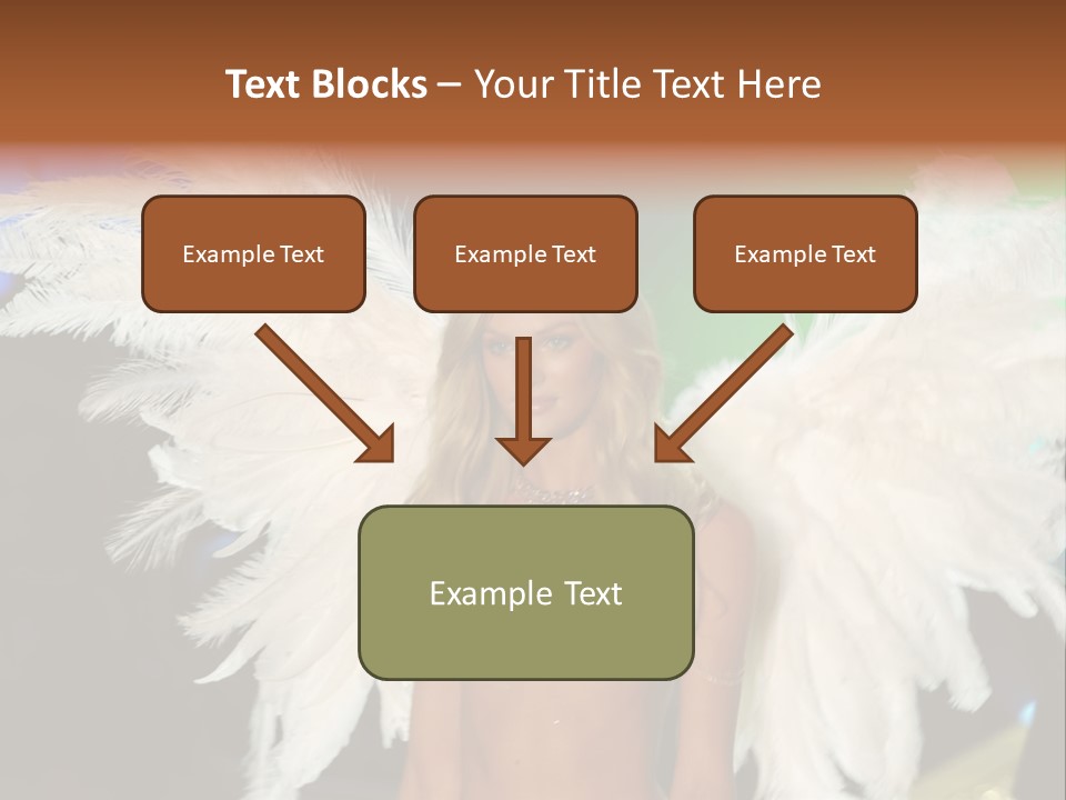 Victoria's Secret Fashion Show Accessories Anja Rubik PowerPoint Template