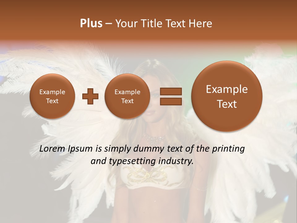 Victoria's Secret Fashion Show Accessories Anja Rubik PowerPoint Template