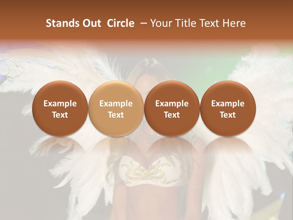 Victoria's Secret Fashion Show Accessories Anja Rubik PowerPoint Template