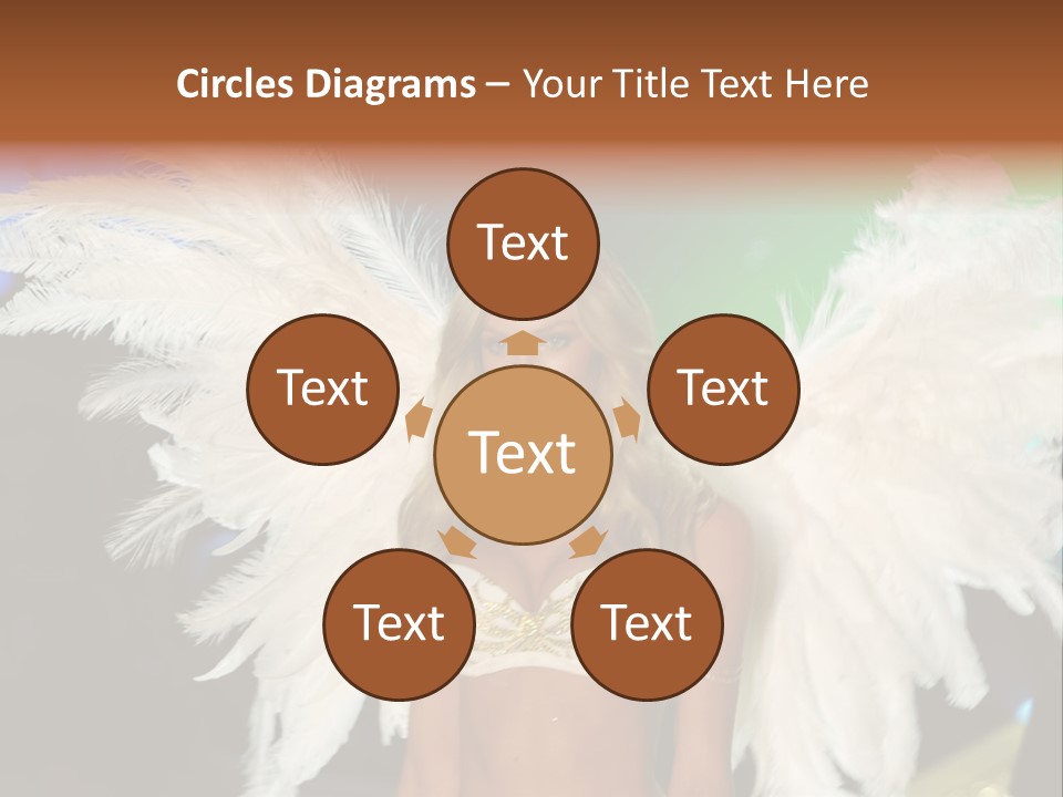 Victoria's Secret Fashion Show Accessories Anja Rubik PowerPoint Template