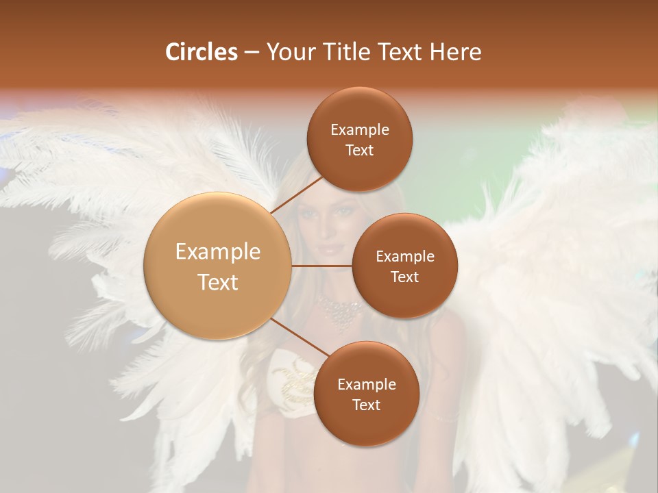 Victoria's Secret Fashion Show Accessories Anja Rubik PowerPoint Template