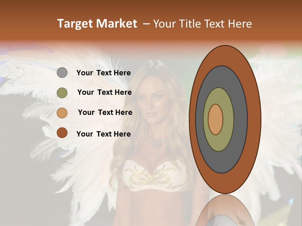 Victoria's Secret Fashion Show Accessories Anja Rubik PowerPoint Template