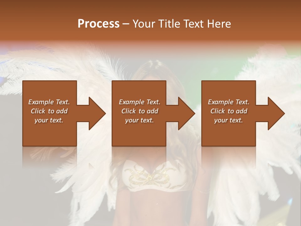 Victoria's Secret Fashion Show Accessories Anja Rubik PowerPoint Template