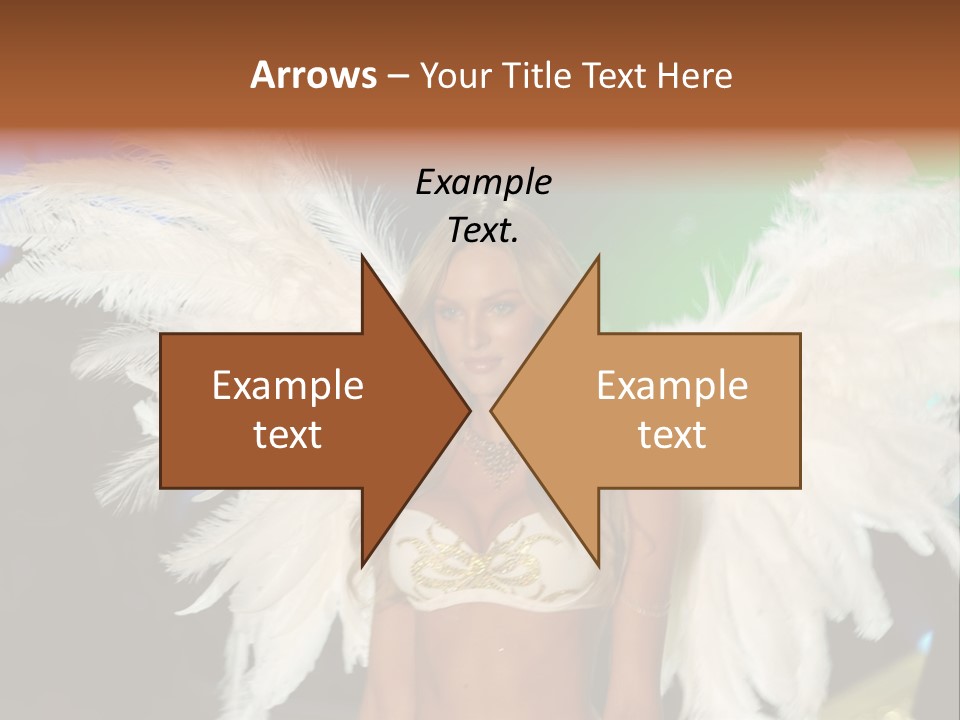 Victoria's Secret Fashion Show Accessories Anja Rubik PowerPoint Template