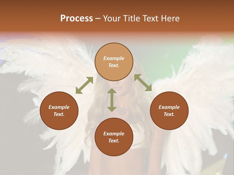 Victoria's Secret Fashion Show Accessories Anja Rubik PowerPoint Template