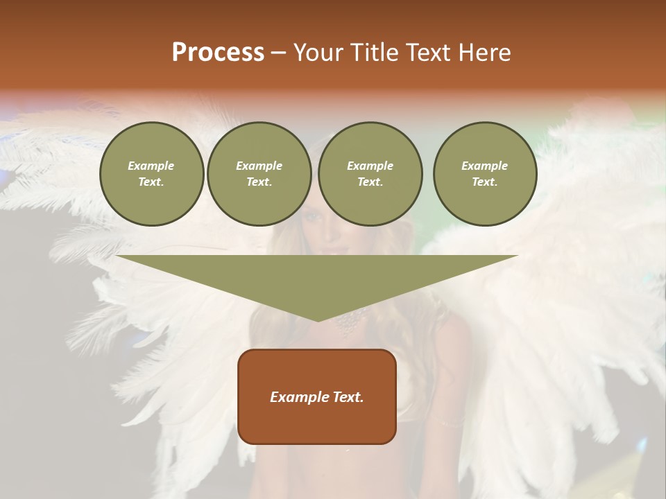 Victoria's Secret Fashion Show Accessories Anja Rubik PowerPoint Template